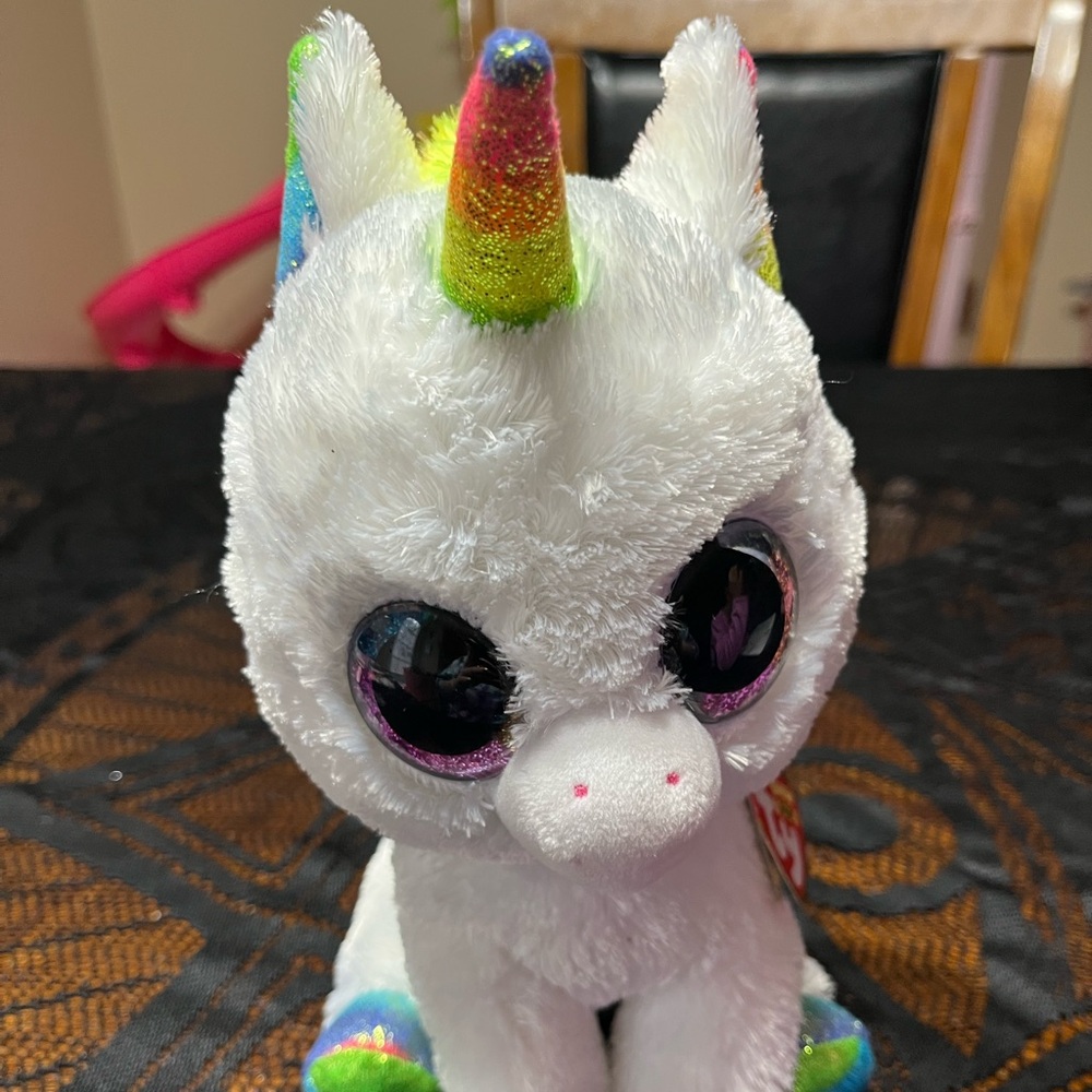 NWT Ty Beanie Boos Pixy the Unicorn 7" Plush Stuffed Animal Stuffy